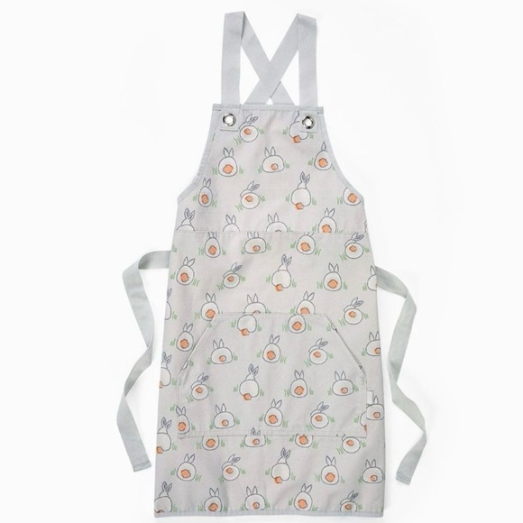 Thirty-One Kitchen Apron in Bunny Tails print - Picture 1 of 3